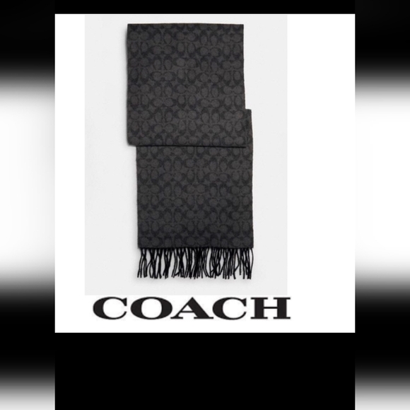 Coach Accessories - COACH RIVERSIBLE WOOL SCARF